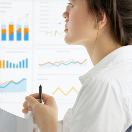 Advanced Local SEO Analysis SEO expert reviewing local map data with analytical tools