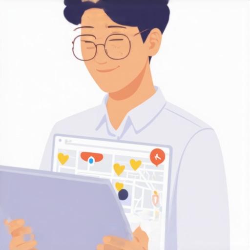 Business owner replying to reviews on a tablet, highlighting importance of reviews in local SEO