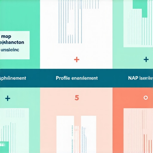 A detailed illustration depicting the steps involved in optimizing a business for Google Maps ranking in 2025.