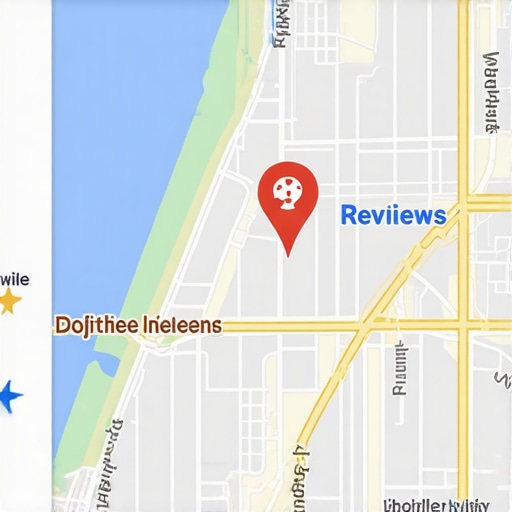 A well-optimized Google Maps business profile with images and reviews